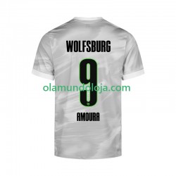 Camisola VfL Wolfsburg Mohamed Amoura 9 Homem Equipamento Segundo 2025-2026 Manga Curta